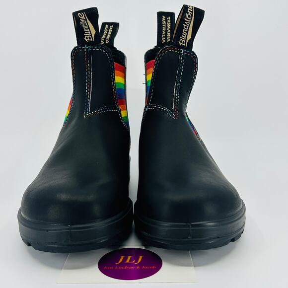 Blundstone 2105 Rainbow Black Leather Chelsea Boots Size 3.5 UK/ 6.5 US Women's - Picture 2 of 11